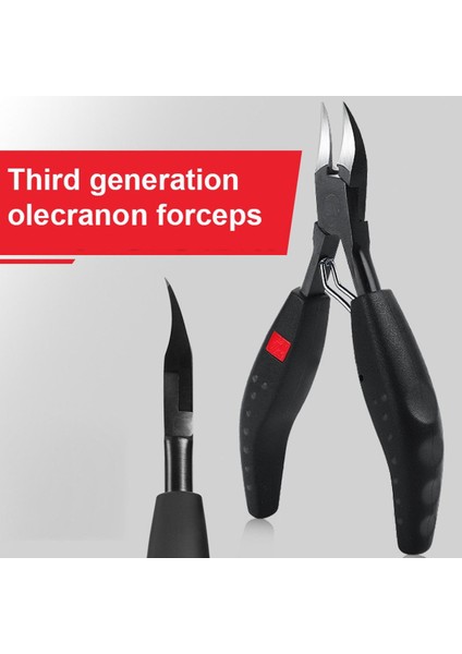 1 Adet Profesyonel Ağır Hizmet Tipi Kalın Ayak Tırnak Makası Güzellik Pedikür Tırnak Eti Makası Tırnak Oluk Kelepçesi Bükülmüş Burun Pense Tırnak Araçları (Yurt Dışından)