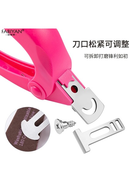 Çıkarılabilir Cilalı Keskin Üçlü Kesim U Kelime Tırnak Makası Anti Sıçrama Fransız Yanlış Nail Ipuçları Kenar Kesiciler Düzeltici Manikür Araçları (Yurt Dışından) fırsatları