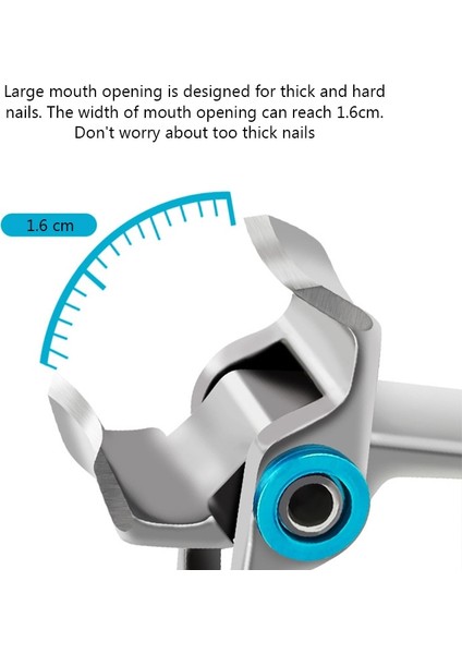 Paslanmaz Çelik Profesyonel Tırnak Kesici Kalın Açılış Büyük Boy Manikür Tırnak Makası Kalın Çivi Giyotin Manikür Ayak Tırnağı (Yurt Dışından) modelleri