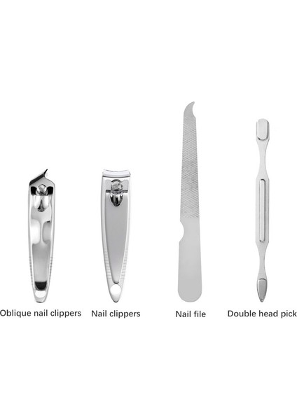 Tırnak Makası Seti Manikür Güzellik Manikür Aracı Set Tırnak Makası Tırnak Makası 7 Parça Katlanır Çanta Taşınabilir (Yurt Dışından) modelleri
