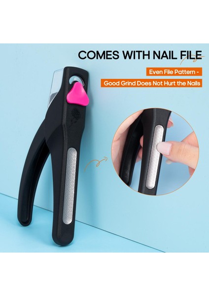 Tırnak Ipuçları Cipper Kesici U Şekilli Akrilik Tırnak Kenar Düzeltici Paslanmaz Çelik Tırnak Sanat Manikür Araçları (Yurt Dışından)
