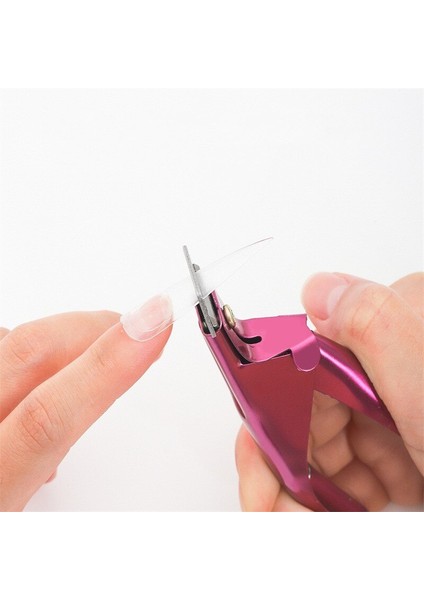 Adet Pembe Paslanmaz Çelik Fransız Tırnak Makası Araçları Dıy Manikür Tasarım Için Moda U Şekli Çivi Aksesuarları Sanat Dekorasyon Için (Yurt Dışından) fiyatları