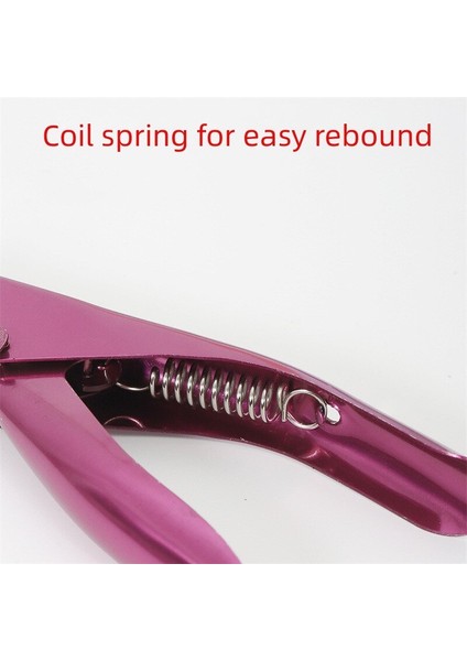 Adet Pembe Paslanmaz Çelik Fransız Tırnak Makası Araçları Dıy Manikür Tasarım Için Moda U Şekli Çivi Aksesuarları Sanat Dekorasyon Için (Yurt Dışından) modelleri