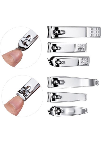 Tırnak Makası Paslanmaz Çelik Manikür Boyutu Düz Eğik Ağız Ayak Tırnağı Pense Tırnak Kesme Giyotin Pedikür Tırnak Sanat Aracı (Yurt Dışından)