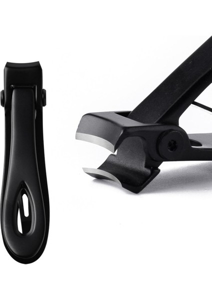 Kalın Tırnak Tıraş ve Eğri Bıçaklar Için Siyah Paslanmaz Çelik Tırnak Makası Geniş Çene Ağır Hizmet Tipi Kaymaz Tırnak Makası Kutusu ile (Yurt Dışından)