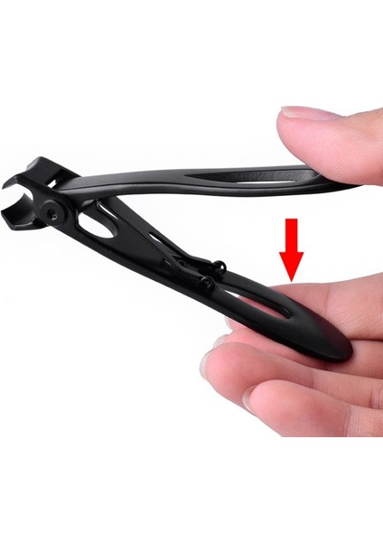 Kalın Tırnak Tıraş ve Eğri Bıçaklar Için Siyah Paslanmaz Çelik Tırnak Makası Geniş Çene Ağır Hizmet Tipi Kaymaz Tırnak Makası Kutusu ile (Yurt Dışından) modelleri