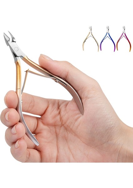 Degrade Altın/gümüş/gökkuşağı Tırnak Tırnak Makası Paslanmaz Çelik Manikür Pedikür Araçları Ölü Cilt Makas Makası Clipper Çok (Yurt Dışından) indirimleri