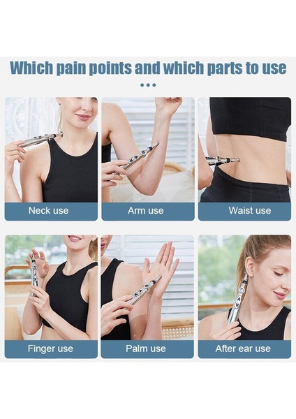 Elektronik Akupunktur Kalemi Elektrik Lazer Masaj Kalemi Vücut Masajı (Yurt Dışından) modelleri