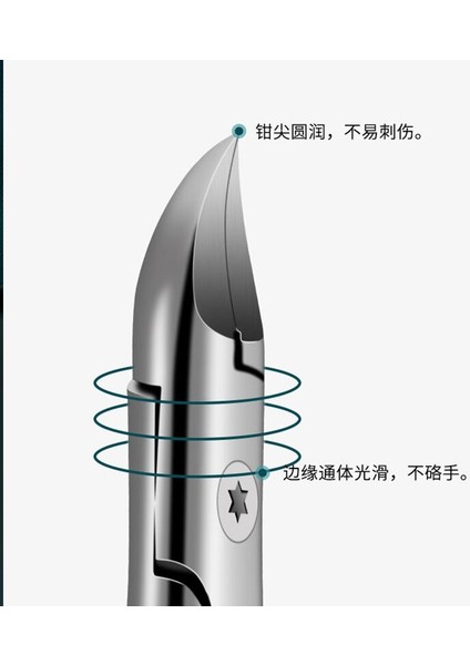 Tırnak Sanat Makası Paslanmaz Çeliknipper Parlatma Zımpara Ölü Cilt Sökücü Ayak Tırnaklarını Pense Kesiciler Manikür Pedikür Bakım Aracı (Yurt Dışından) fiyatları