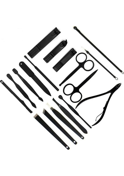 Dayanıklı Manikür Seti 18 In 1 Tırnak Makası Seti Paslanmaz Çelik Tırnak Kesici Taşınabilir Pedikür Seti Erkek Kadın Tırnak Bakım Aracı (Yurt Dışından) fırsatları