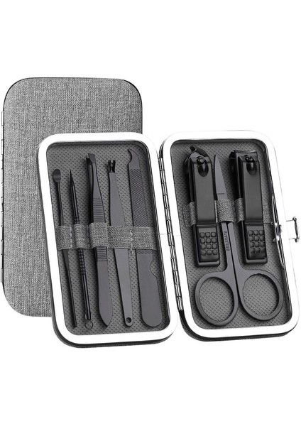 Yeni 8 Adet Manikür Seti Tırnak Bakımı Makası Seyahat Bakım Kitleri Baskılı Hediye Kutusu Manikür Kozmetik Araç Seti Tırnak Makası Tslm1 (Yurt Dışından) modelleri