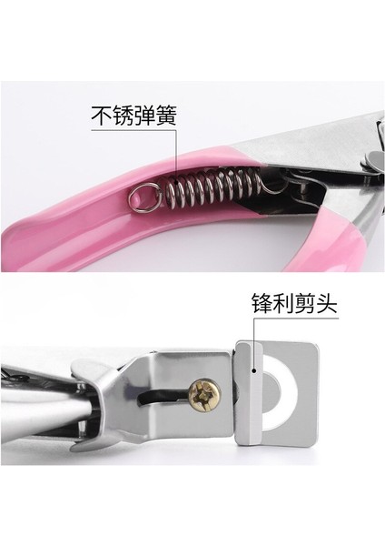 Tırnak Makası Ipuçları Manikür Kesici Giyotin Tırnak Kesici Profesyonel Tırnak Makası Düz Kenar Akrilikcut Yanlış Çivi (Yurt Dışından) indirimleri