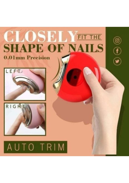 Elektrikli Otomatik Tırnak Makası Işık Anti-Sıçrama Giyotin Tırnak Kesici Manikür Bebek Yetişkin Bakımı Makas Vücut Aletleri (Yurt Dışından) fiyatları