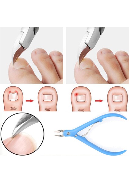 Paslanmaz Çelik Tırnak Tırnak Makası Manikür Makası Clipper Ölü Cilt Sökücü Kesici Cımbız Pedikür Trim Kartal Gaga Pense (Yurt Dışından)