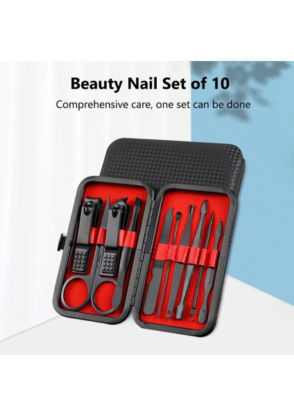 Profesyonel Tırnak Kesici Pedikür Makas Seti Taşınabilir Tırnak Giyotin Kesici Alet Seti Açık Seyahat Iş Için Uygun (Yurt Dışından)