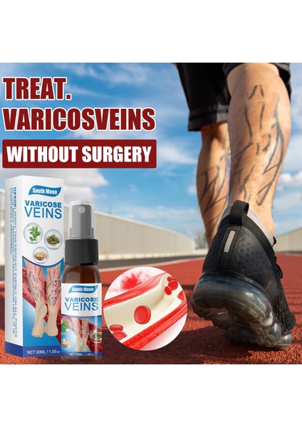 30 ml Rahat Varisli Damar Venöz Masaj Sprey Aktive Edici Sprey Pürüzsüz Bacak Kan Damarı Şişme Vücut Bakımını Rahatlatır (Yurt Dışından) fiyatları
