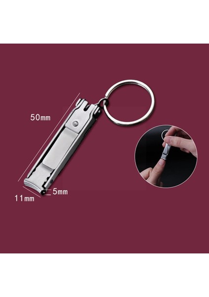 Çelik Tırnak Kesici Makası Taşınabilir Katlanır Yüzükler Tırnak Ayak Manikür Parmak Pedikür Makas Araçları Clippers R5W1 (Yurt Dışından) modelleri