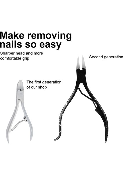 Profesyonel Olecranon Tırnak Makası Batık Ayak Tırnağı Kesiciler Batık Paronişi Düzeltme Ölü Cilt Kir Sökücü Pedikür Araçları (Yurt Dışından) fırsatları