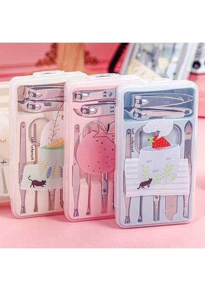 Tırnak Bakım Setleri Manikür Çok Fonksiyonlu Aletler 7 Adet/takım Makas Clipper Tırnak Sanat Pedikür Profesyonel Malzemeleri Aksesuarı (Yurt Dışından)