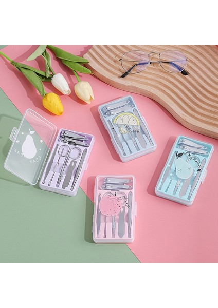 Tırnak Bakım Setleri Manikür Çok Fonksiyonlu Aletler 7 Adet/takım Makas Clipper Tırnak Sanat Pedikür Profesyonel Malzemeleri Aksesuarı (Yurt Dışından) fırsatları