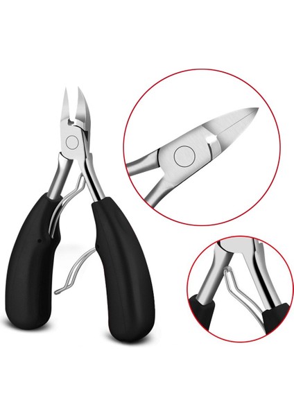 Paslanmaz Çelik Ayak Tırnak Makası Tırnak Eti Pensesi Manikür Pedikür Kesiciler Ölü Cilt Kir Sökücü Ayak Bakımı Kesim Ayak Tırnaklarını Pençe Cu (Yurt Dışından) fiyatları