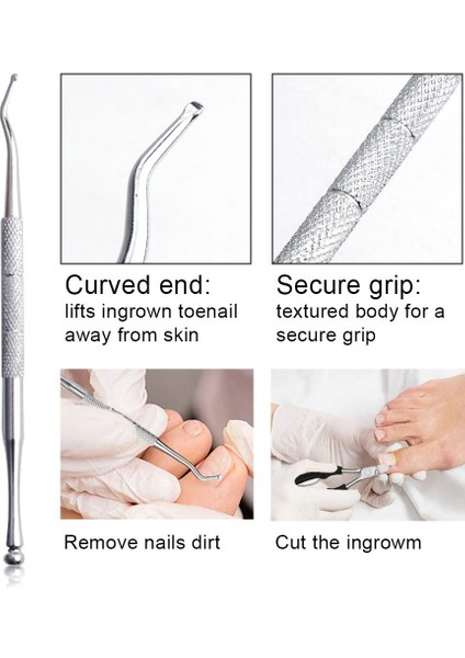 Paslanmaz Çelik Ayak Tırnak Makası Tırnak Eti Pensesi Manikür Pedikür Kesiciler Ölü Cilt Kir Sökücü Ayak Bakımı Kesim Ayak Tırnaklarını Pençe Cu (Yurt Dışından) indirimleri