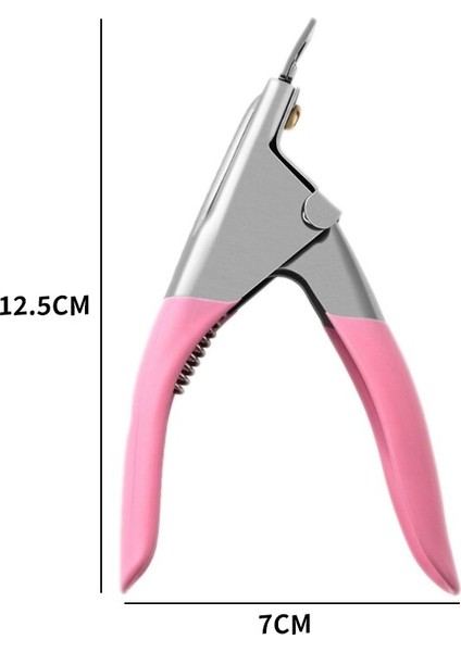 Adet Profesyonel Tırnak Sanat Kesme Makinesi Özel Tip U Kelime Yanlış Ipuçları Kenar Kesiciler Manikür Renkli Paslanmaz Çelik Tırnak Sanat Araçları (Yurt Dışından) fiyatları