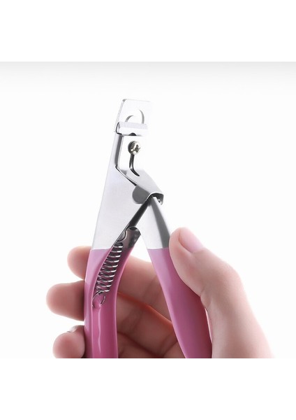 Adet Profesyonel Tırnak Sanat Kesme Makinesi Özel Tip U Kelime Yanlış Ipuçları Kenar Kesiciler Manikür Renkli Paslanmaz Çelik Tırnak Sanat Araçları (Yurt Dışından) fırsatları