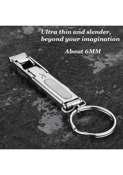 Paslanmaz Çelik Tırnak Makası Taşınabilir Anahtarlık ile Profesyonel Katlanır Tırnak Giyotin Yüksek Kaliteli Ayak Tırnak Makası Tırnak Araçları (Yurt Dışından) modelleri