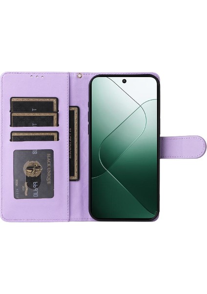 Xiaomi 14 5g Için Flip Case Deri Çanta Basit Iş Darbeye Çevir (Yurt Dışından) modelleri