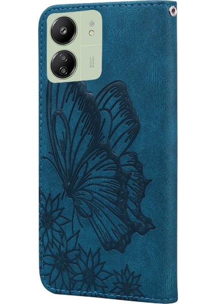 Xiaomi Redmi Için Kılıf Card 4g/5g Kart Yuvası Standı ile Flip Case Deri (Yurt Dışından) indirimleri