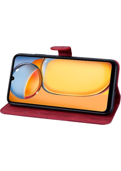 Xiaomi Redmi Için Kılıf Card 4g/5g Kart Yuvası Standı ile Flip Case Deri (Yurt Dışından) indirimleri