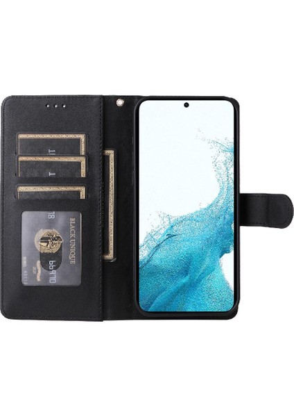 Samsung Galaxy S22 Deri Kılıf Için Flip Case Basit Iş Darbeye (Yurt Dışından) modelleri