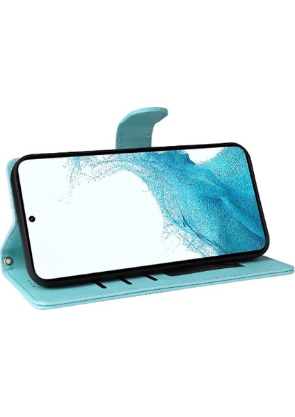 Samsung Galaxy S22 Deri Kılıf Için Flip Case Basit Iş Darbeye (Yurt Dışından) modelleri