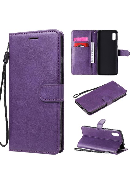 Xiaomi Redmi 9A Için Flip Case Yüksek Kalite Deri Iş Cüzdan Telefon (Yurt Dışından)