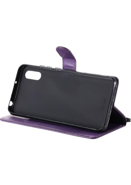 Xiaomi Redmi 9A Için Flip Case Yüksek Kalite Deri Iş Cüzdan Telefon (Yurt Dışından)