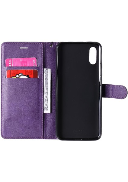 Xiaomi Redmi 9A Için Flip Case Yüksek Kalite Deri Iş Cüzdan Telefon (Yurt Dışından)