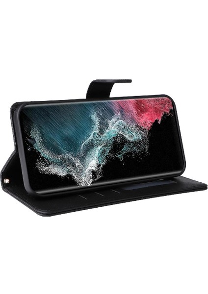Samsung Galaxy S22 Için Flip Case Ultra Deri Kılıf Darbeye Basit (Yurt Dışından) fırsatları
