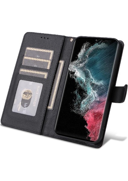 Samsung Galaxy S22 Için Flip Case Ultra Deri Kılıf Darbeye Basit (Yurt Dışından) indirimleri