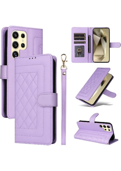 Samsung Galaxy S24 Için Flip Case Ultra Cüzdan Basit Iş Darbeye (Yurt Dışından)