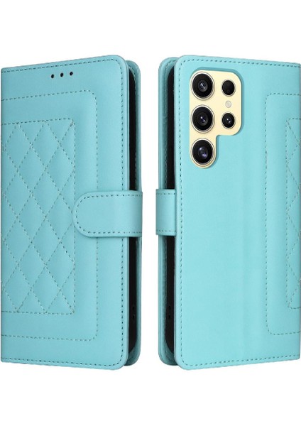 Samsung Galaxy S24 Için Flip Case Ultra Cüzdan Basit Iş Darbeye (Yurt Dışından) modelleri