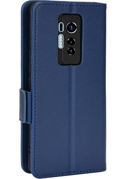 Tecno Phantom x Kart Yuvaları Için Kılıf Tutucu Pu Deri Cüzdan Yan Toka (Yurt Dışından)