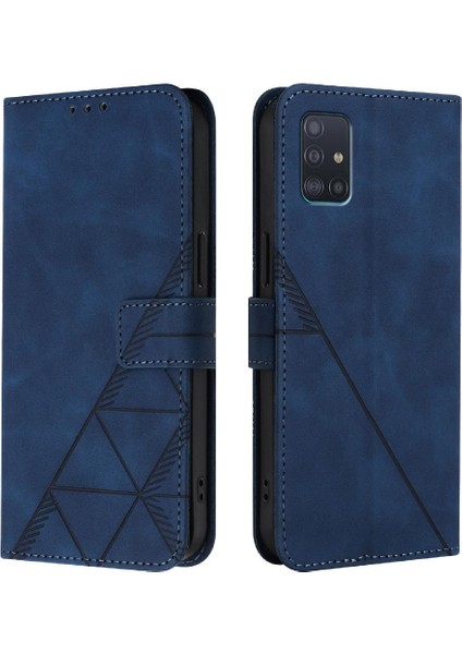 Samsung Galaxy A51 5g Için Kılıf Cüzdan Kapak Kredi Kartı Tutucu Pu Deri (Yurt Dışından)