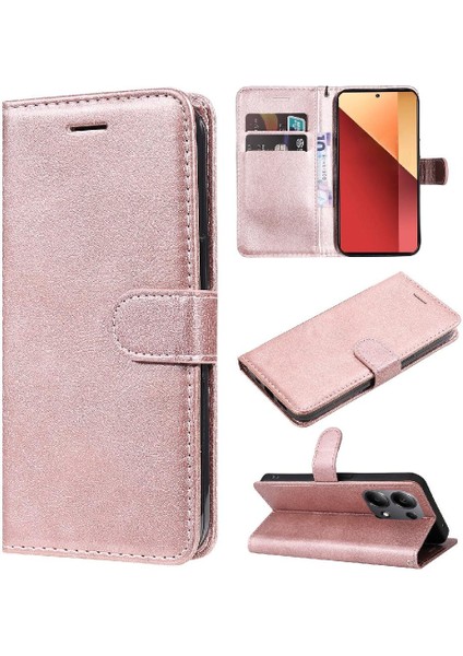 Xiaomi Redmi Not 13 Pro 4g Için Flip Case Yüksek Kalite Deri Iş (Yurt Dışından)