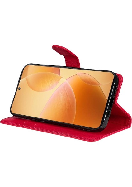 Xiaomi Poco X6 Pro 5g Için Flip Case Klasik Düz Renk Yüksek Kaliteli Telefon Kılıfı (Yurt Dışından)