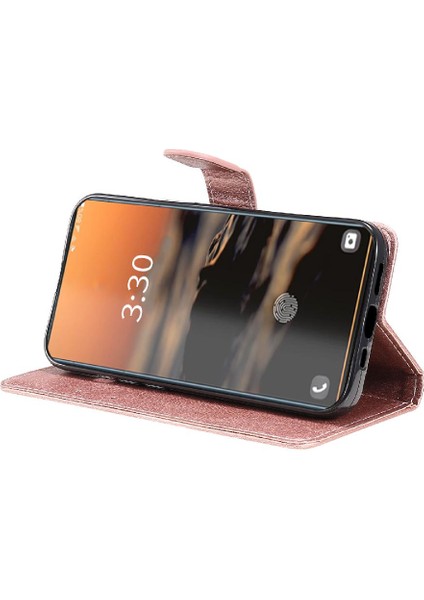 Samsung Galaxy S23 Ultra Klasik Düz Renk Iş Cüzdan Için Flip Case (Yurt Dışından)