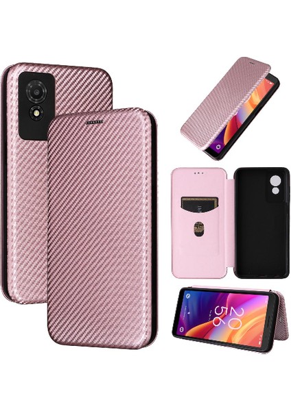 Tcl 501 Tam Koruma Deri Folio Flip Case Kart Ekleme Için Kılıf (Yurt Dışından) indirimleri
