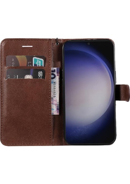 Samsung Galaxy S24 Yüksek Kaliteli Deri Iş Cüzdan Kılıf Için Flip Case (Yurt Dışından) indirimleri