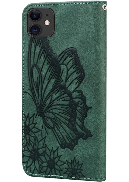 Kart Yuvası Standı Büyük Kelebek ile iphone 11 Flip Telefon Kılıfı (Yurt Dışından) indirimleri