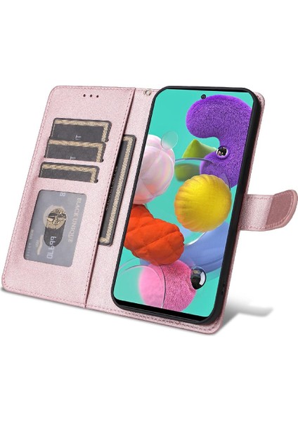 Samsung Galaxy A51 Cüzdan Için Flip Case Basit Iş Darbeye Dayanıklı Kapak (Yurt Dışından) modelleri